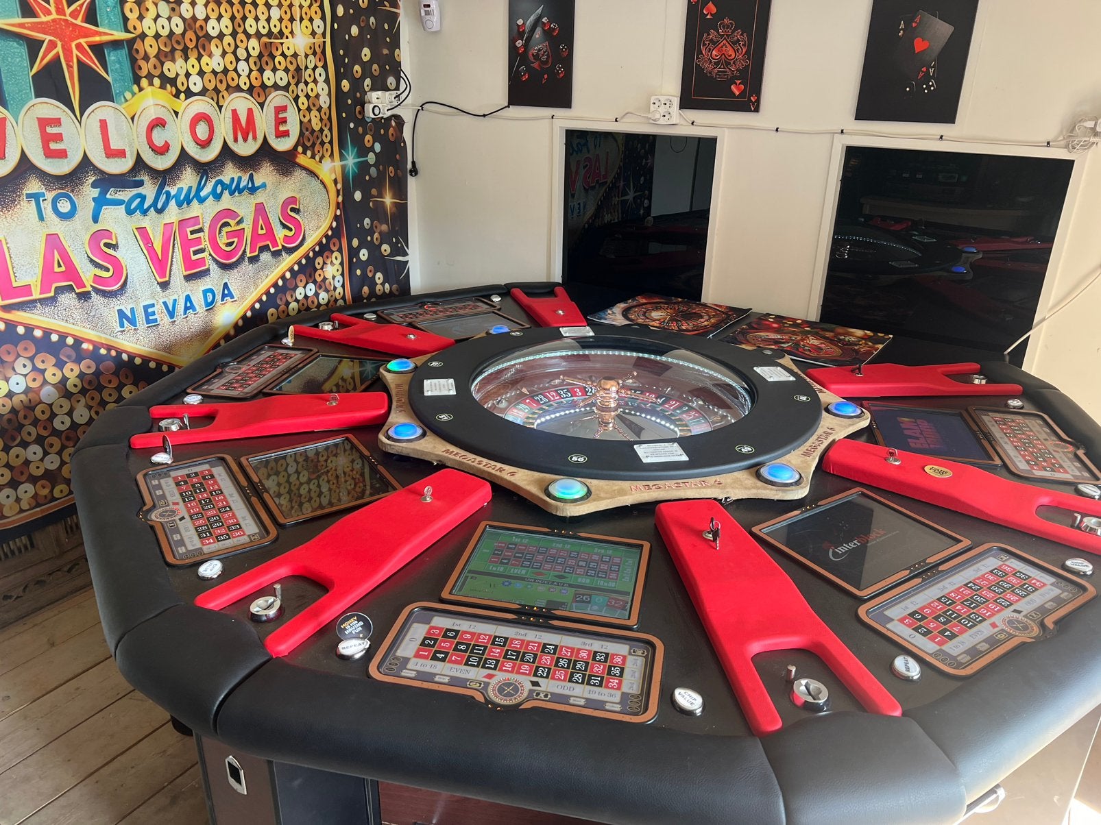 Casino G3 interblock Roulette tafel automaat megastar 6, Euro, Ophalen, Zo goed als nieuw