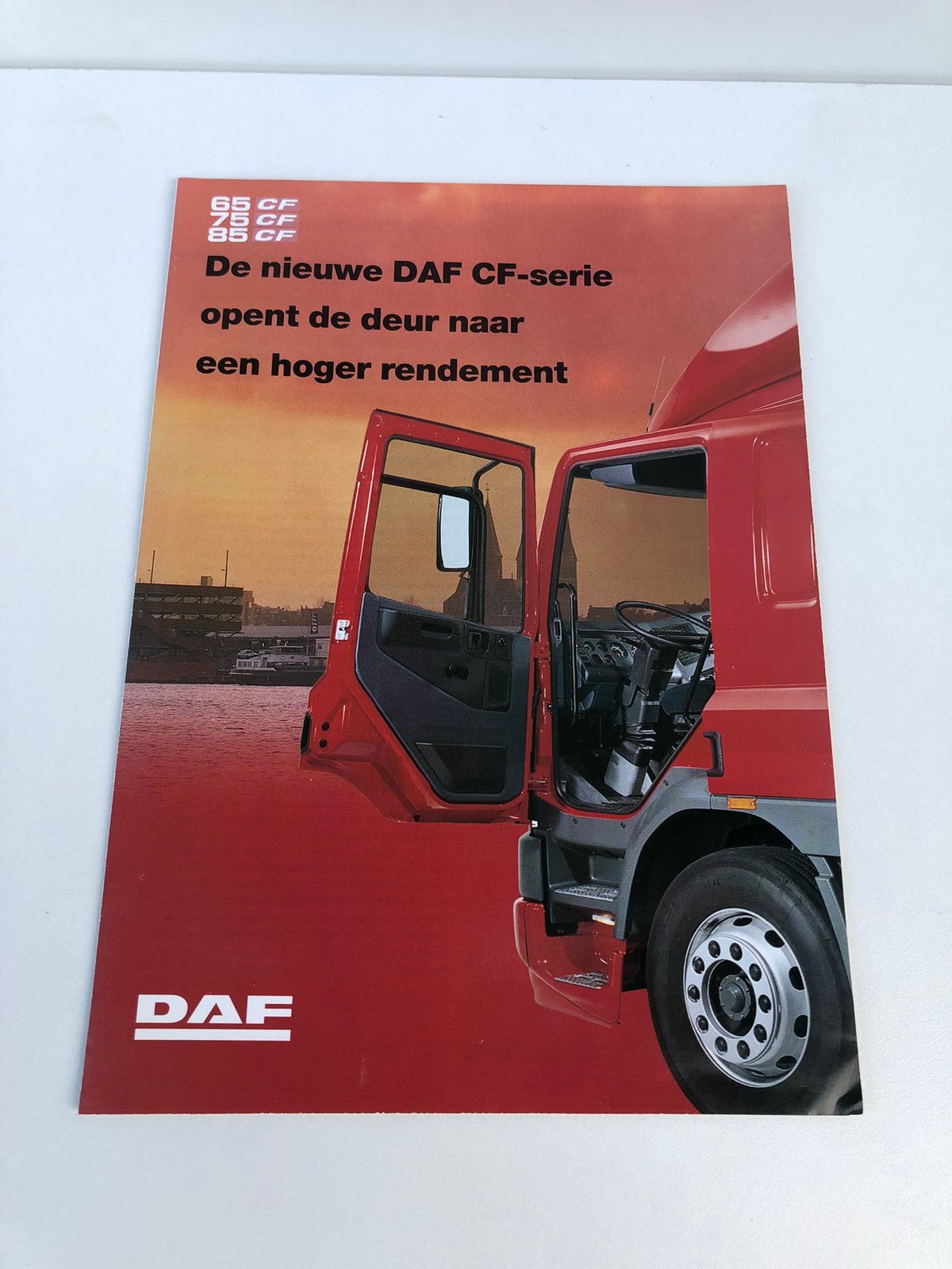 Folder DAF CF 65-75-85CF serie, Ophalen of Verzenden, Zo goed als nieuw, Overige merken