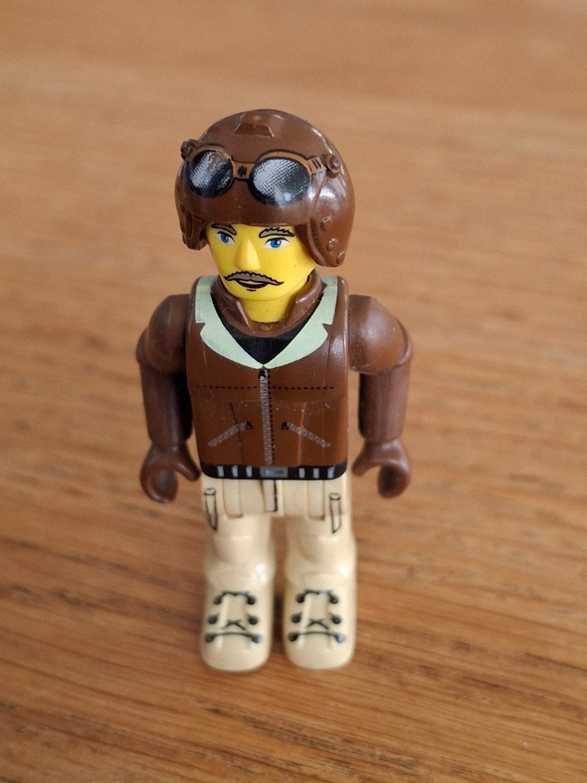 Vintage Lego Duplo Piloot Figuur met Vliegerhelm, Ophalen of Verzenden