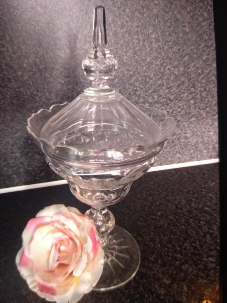 Kristallen Gemberpot Bokaal, Antiek en Kunst, Antiek | Glas en Kristal, Ophalen of Verzenden
