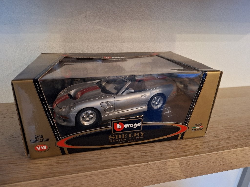 Bburago - Shelby Series One (1:18), Ophalen of Verzenden, Zo goed als nieuw, Auto, Bburago