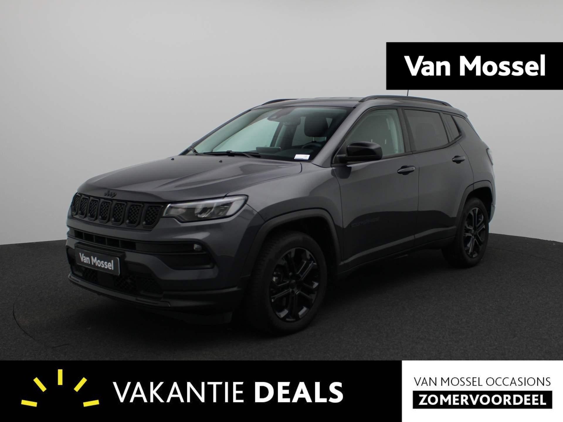 Jeep Compass 1.5T e-Hybrid Night Eagle | Half-Leder | Naviga, Auto's, Jeep, 12 maanden, Gebruikt, Euro 6, 4 cilinders