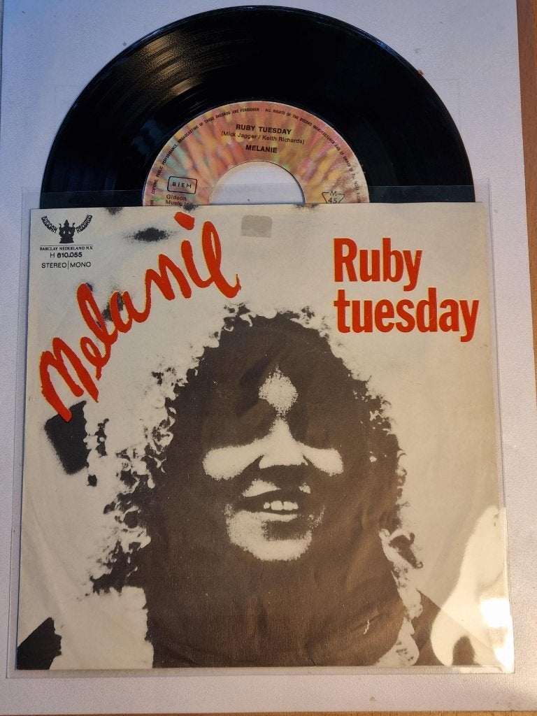 single Melanie Twee grote hits uit 1970 DUBBELHIT DUBBELHIT, Cd's en Dvd's, Vinyl Singles, Ophalen of Verzenden, Zo goed als nieuw