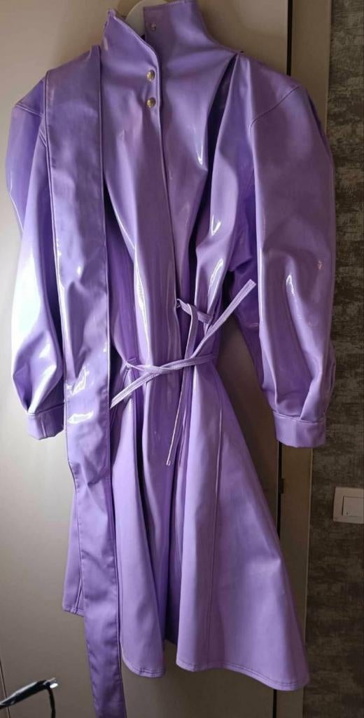 Luxe Lila Lakjas - Perfect voor Dragqueens & Burlesque, Kleding | Dames, Paars, Maat 42/44 (L), Ophalen of Verzenden, Onbekend