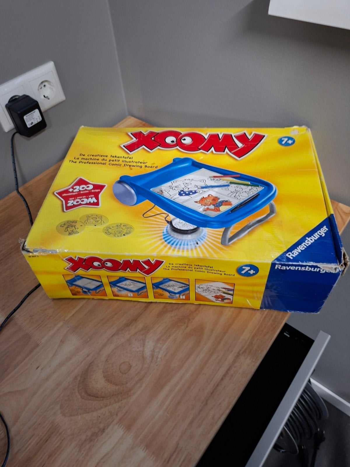 Ravensburger Xoomy Zoom Tekentafel met Licht, Ophalen, Zo goed als nieuw, Knutselen, Met licht