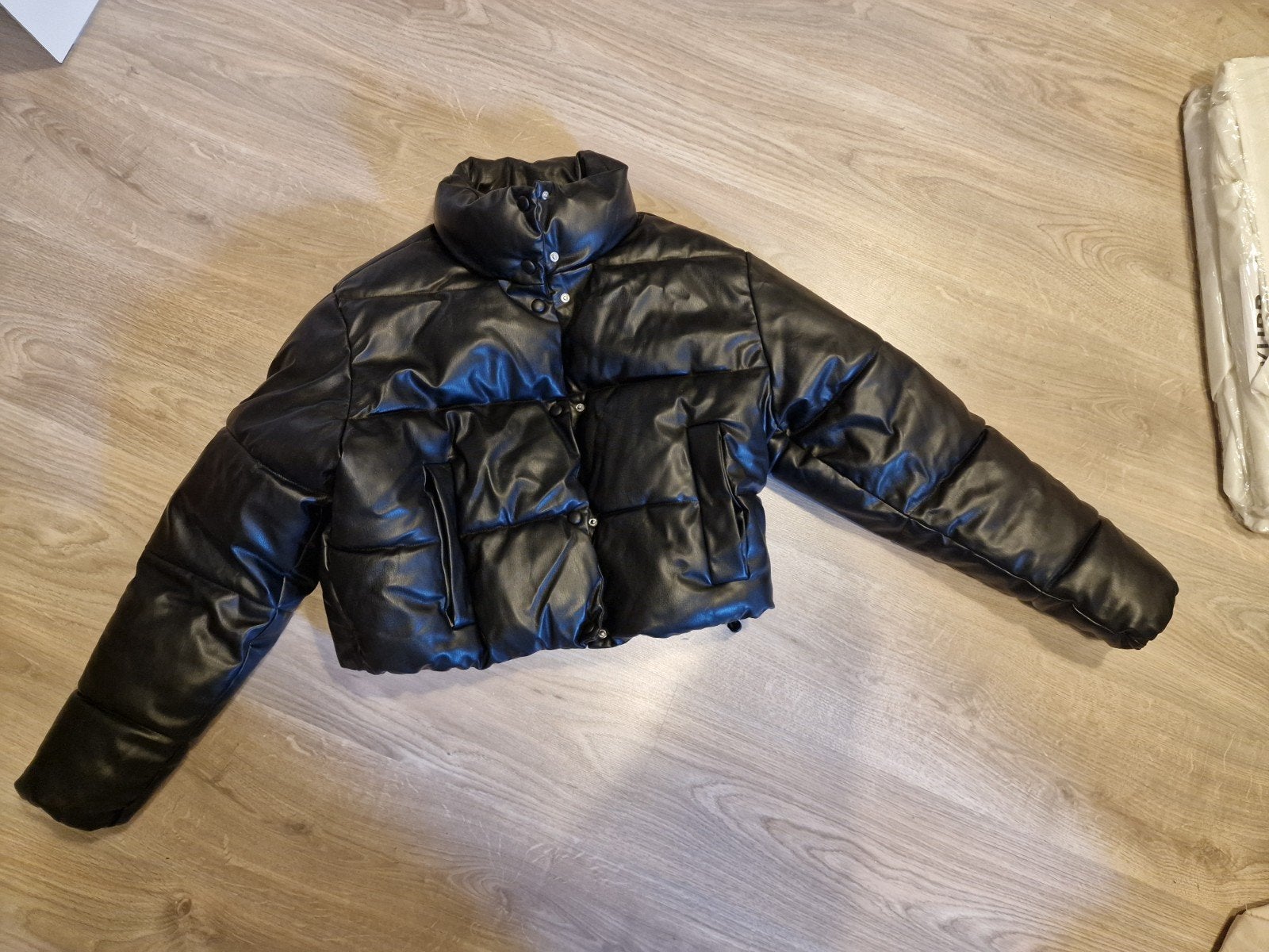 zwarte poffertjes jack maat m, Kleding | Dames, Maat 38/40 (M), Zwart, Ophalen of Verzenden, Zo goed als nieuw