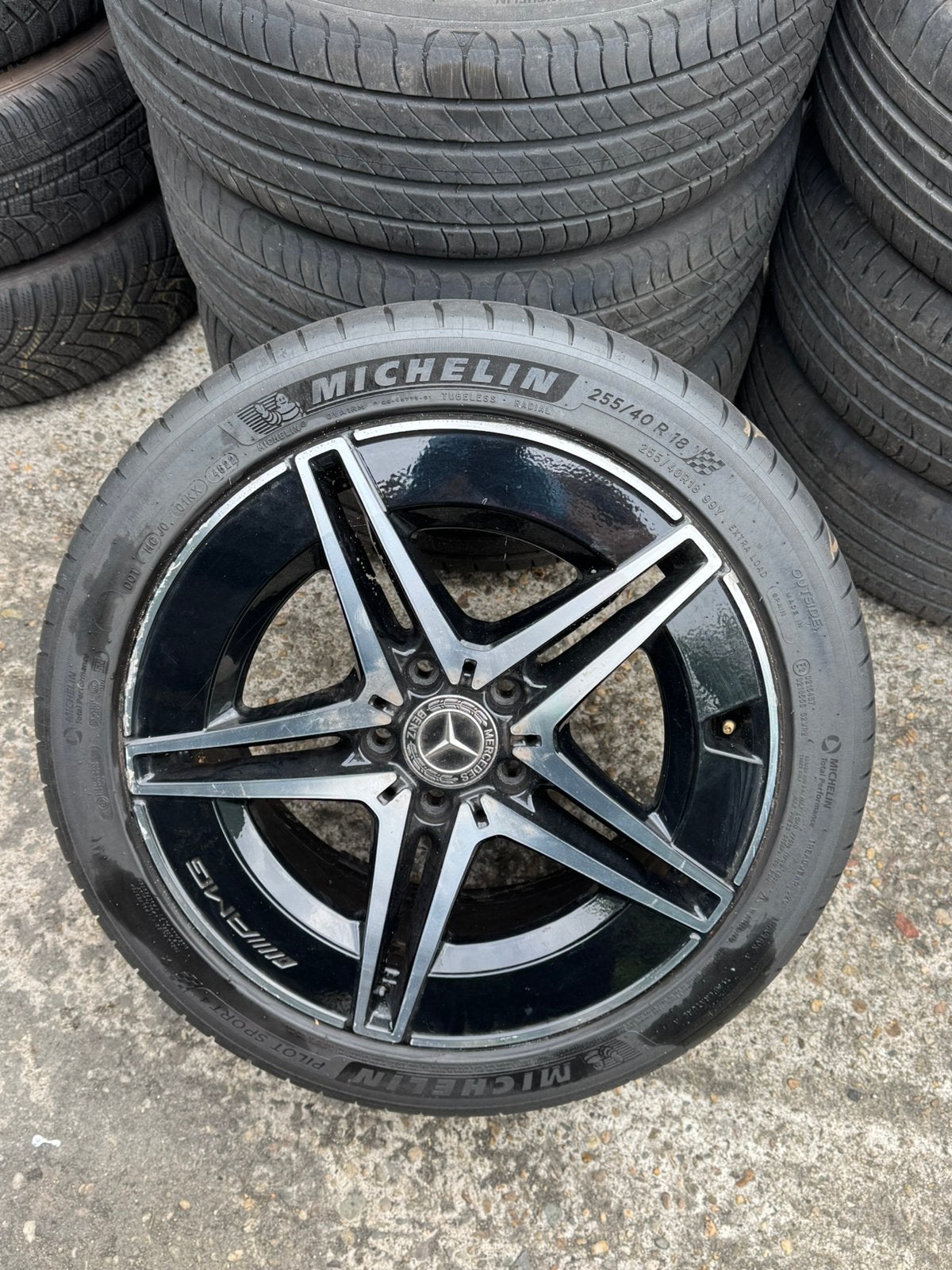 Mercedes AMG velgen, Auto-onderdelen, Ophalen, 18 inch, Velg(en), Zomerbanden