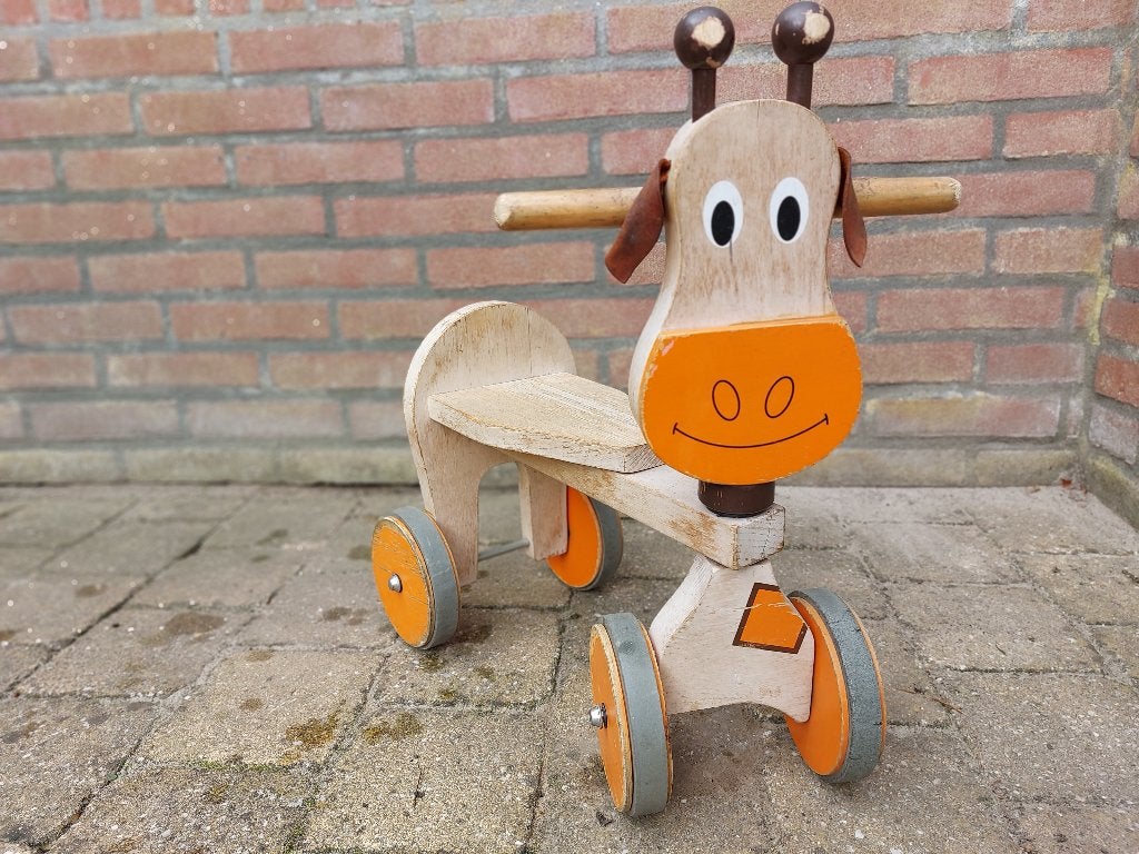 Loopfiets koe hout, Ophalen of Verzenden, Gebruikt, Loopfiets