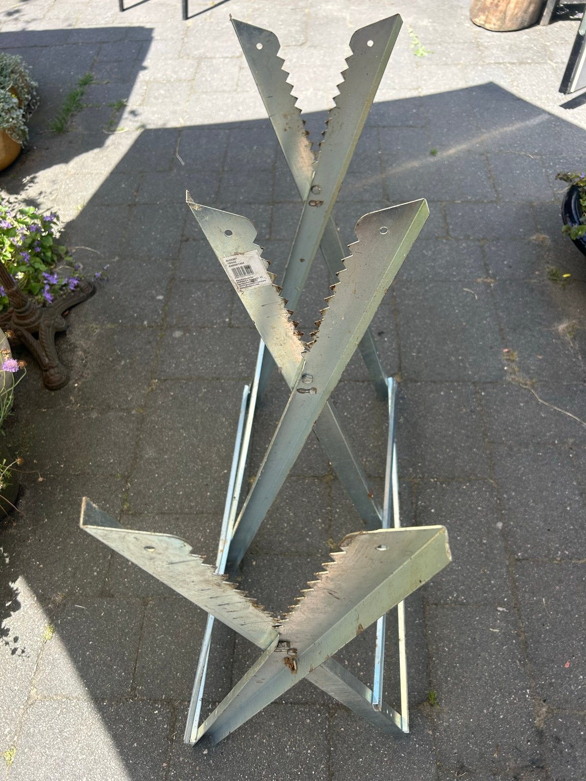 Stevige inklapbare zaagbok - ideaal voor houtbewerking, Ophalen, Gebruikt, 70 tot 120 cm, Inklapbaar