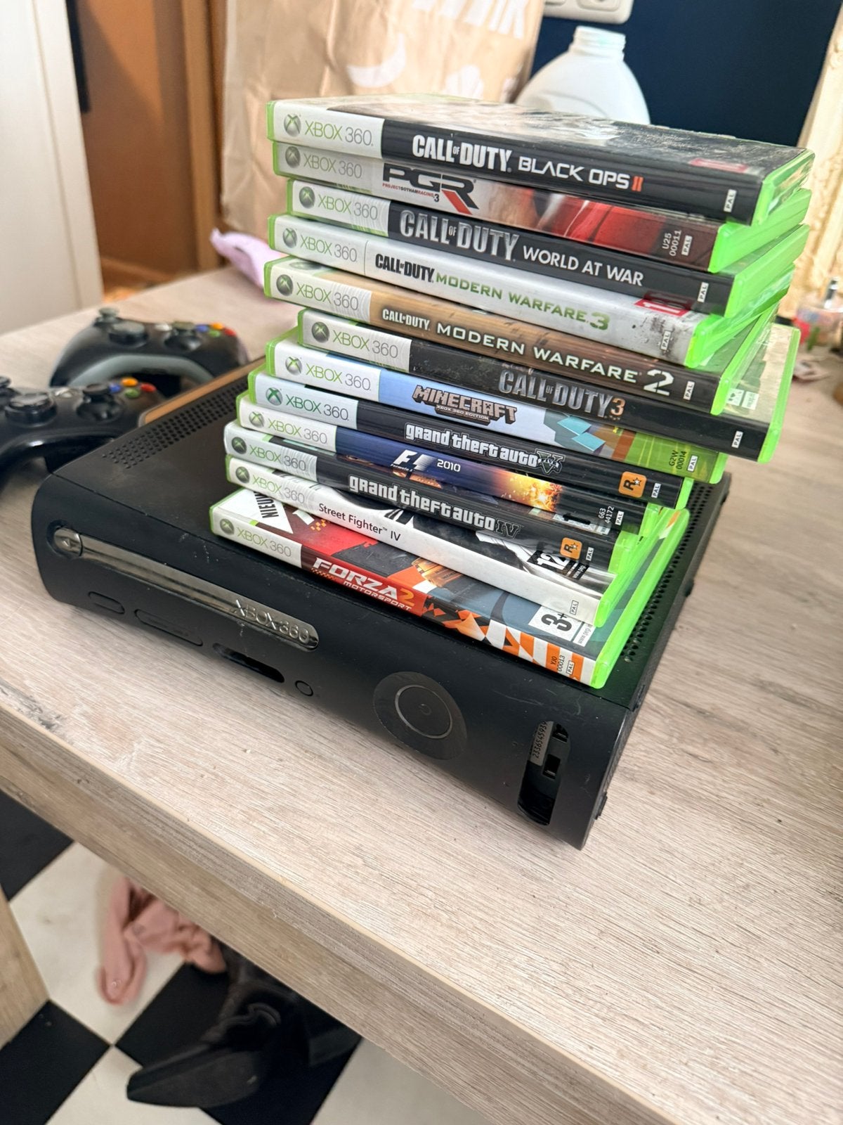 Xbox 360, Ophalen of Verzenden, Zo goed als nieuw, 250 GB, Met 1 controller