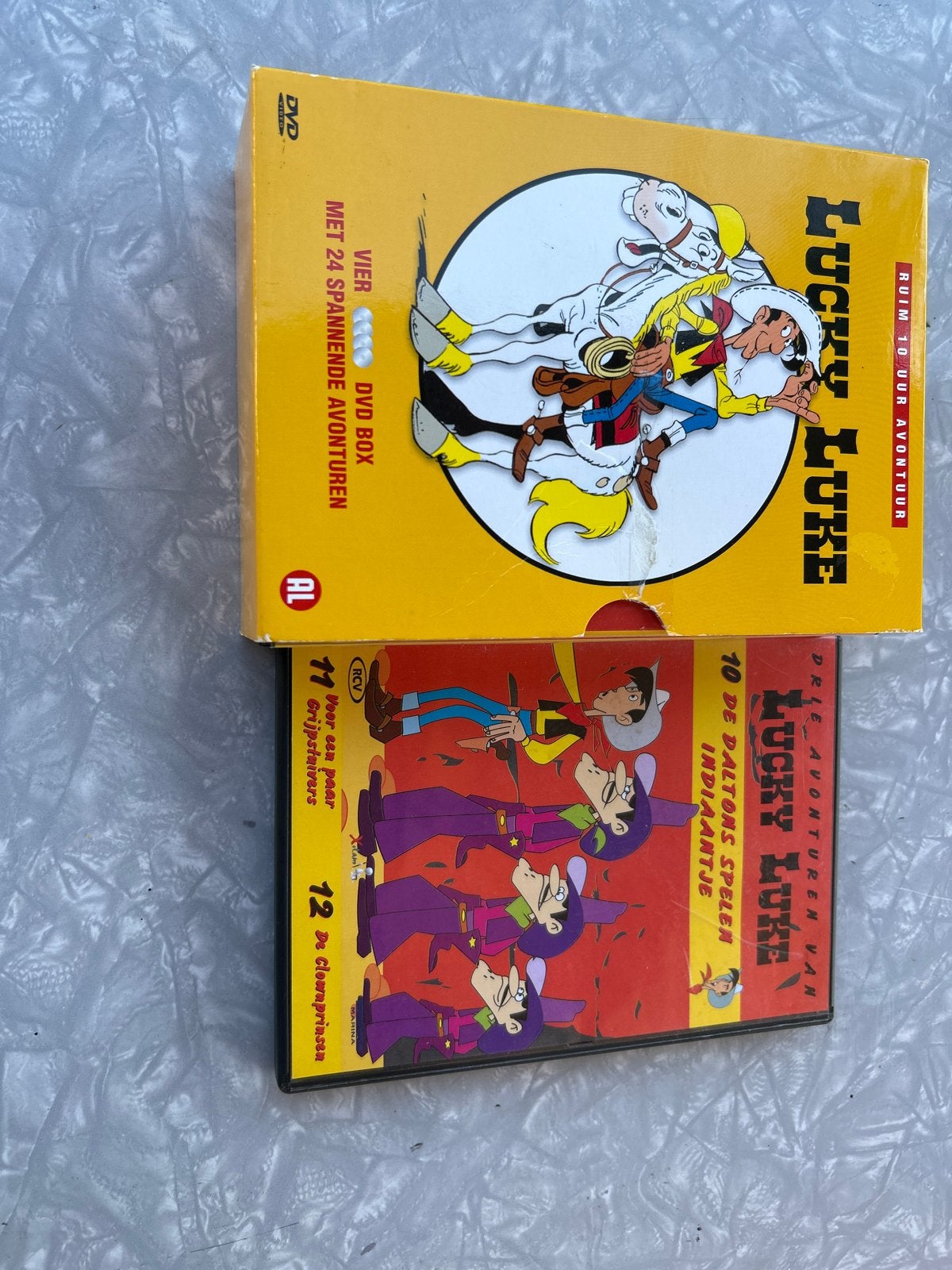Lucky Luke DVD Box en losse DVD's - 24 avonturen, Europees, Animatie, Verzenden, Alle leeftijden