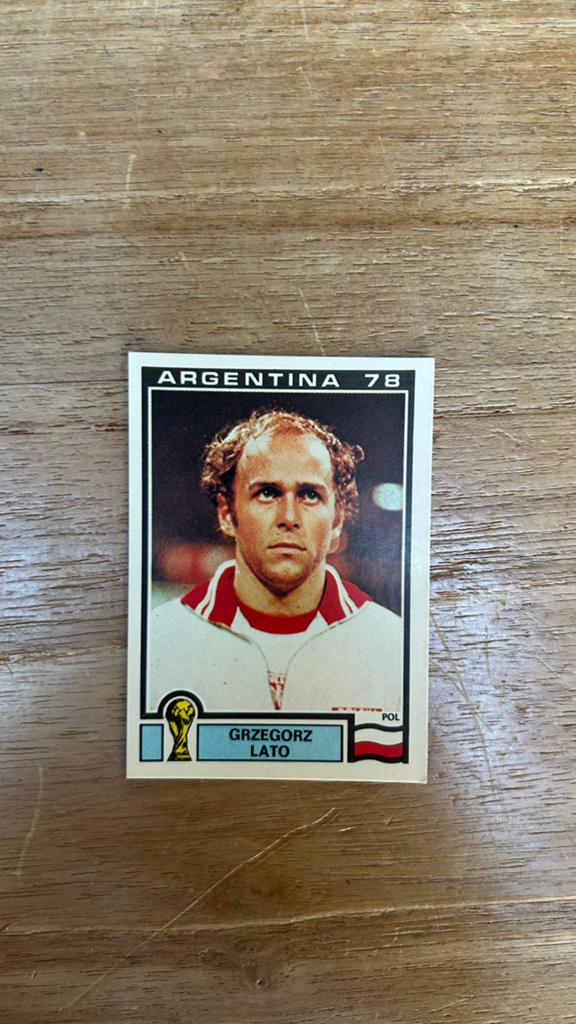 Panini Argentina 78 plaatje Grzegorz Lato WK 78, Verzenden, Zo goed als nieuw, Sticker