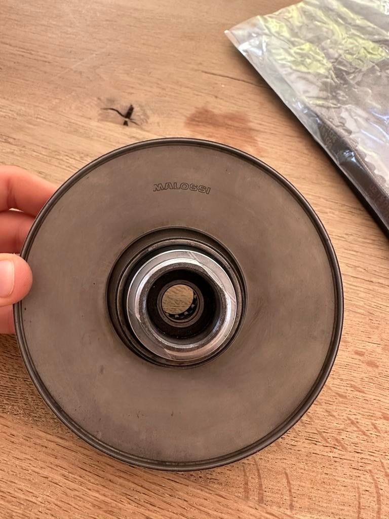 Malossi Overrange Poulie 134mm & V-snaar Piaggio Kort, Ophalen, Gebruikt, Overige typen, Piaggio
