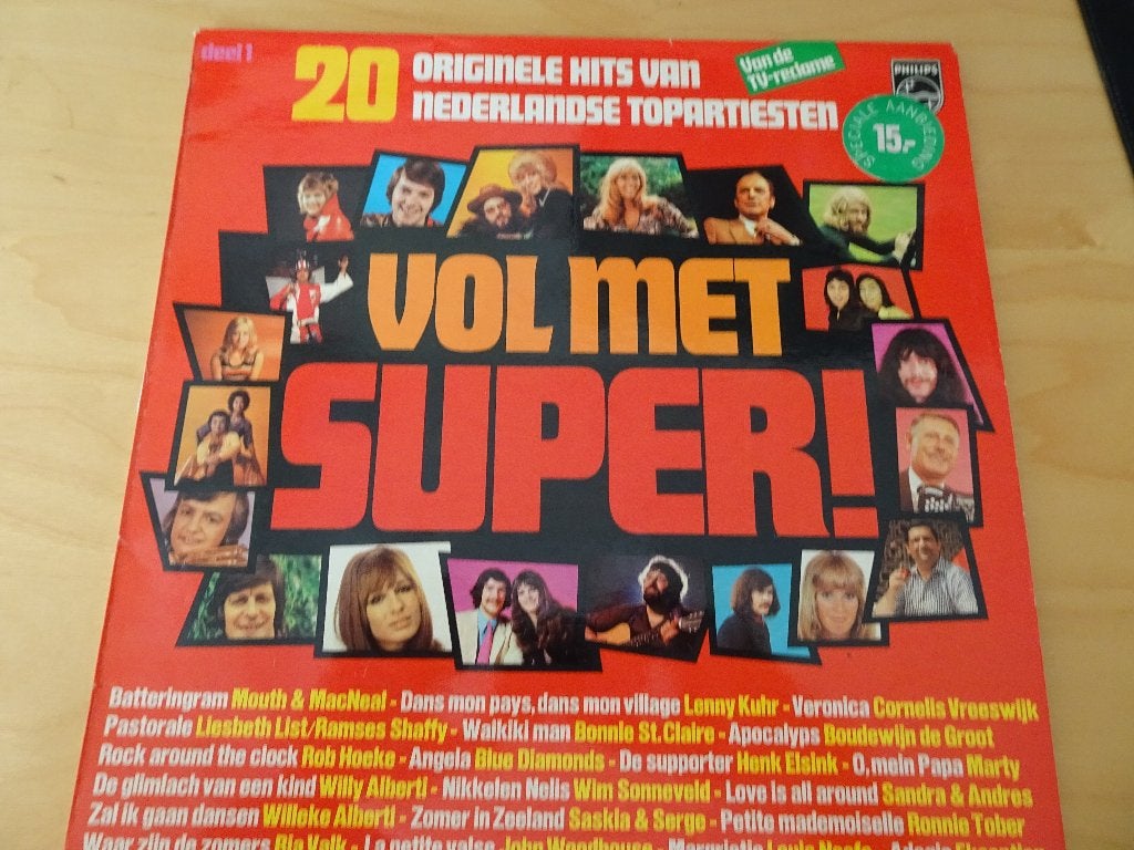Vol met super, LP, Gebruikt, Pop, Ophalen of Verzenden