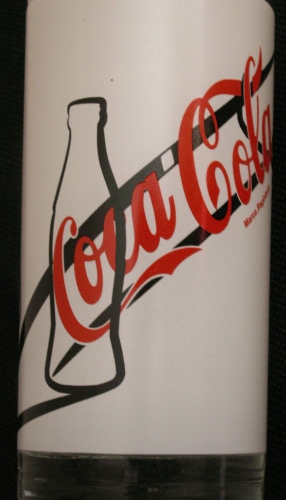 Coca Cola glas Beba Coca-Cola marca registada 2002, Ophalen of Verzenden, Nieuw, Bierglas