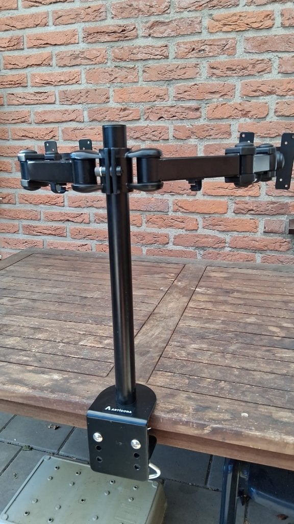 Articona dual monitor tafel beugel draai ,kantel ,roteerbaar, Ophalen of Verzenden, Gebruikt