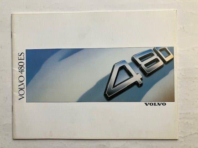 Volvo 480 ES     brochure       uit 1988      (Nederlands), Ophalen of Verzenden, Zo goed als nieuw, Volvo