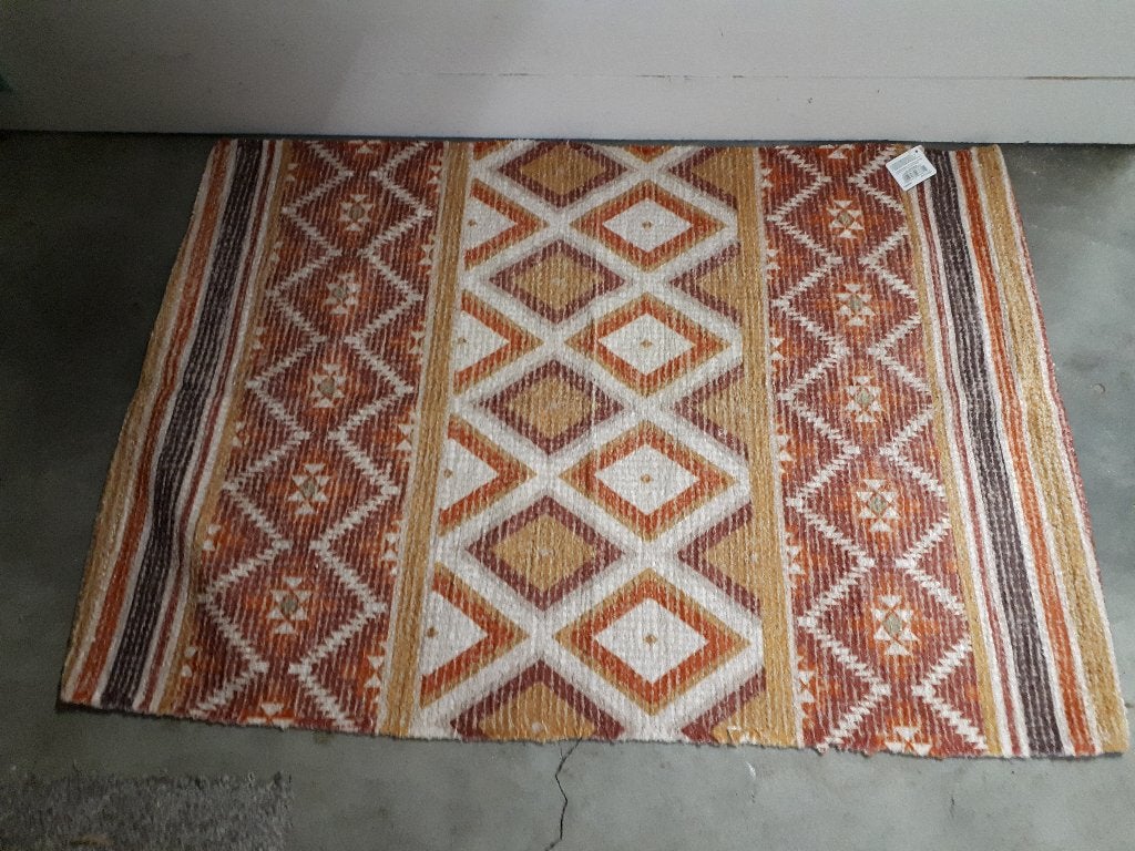 vloerkleed, 50 tot 100 cm, Nieuw, Bruin, Rechthoekig