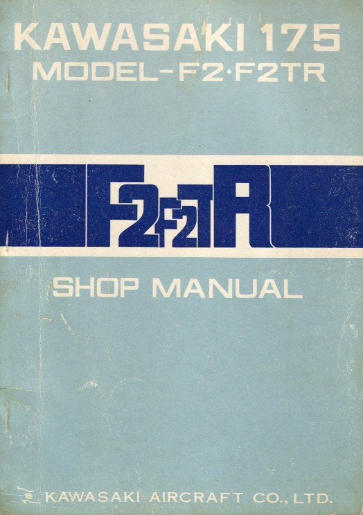 Kawasaki 175 F2 en 175 F2TR shop manual (7101z), Verzenden, Kawasaki