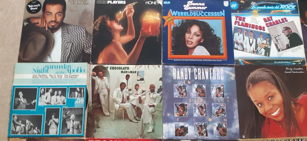 Collectie 25 SOUL LP'S.JR.60.70.zie div.foto's.G.-Z.G.staat, Ophalen of Verzenden