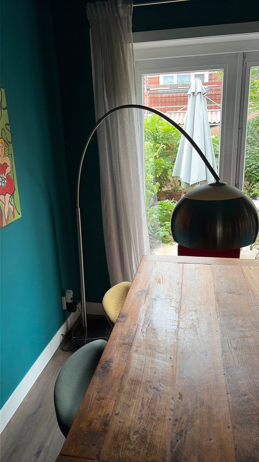Vintage booglamp, Ophalen, Zo goed als nieuw, 150 tot 200 cm