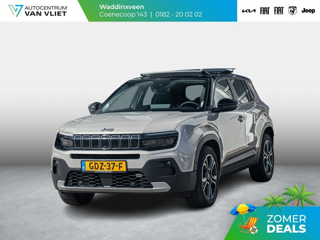 Jeep Avenger 1.2 e-Hybrid Summit | Leder & Winter Pack | Sch, Auto's, Jeep, 12 maanden, Euro 6, 1199 cc, 620 kg