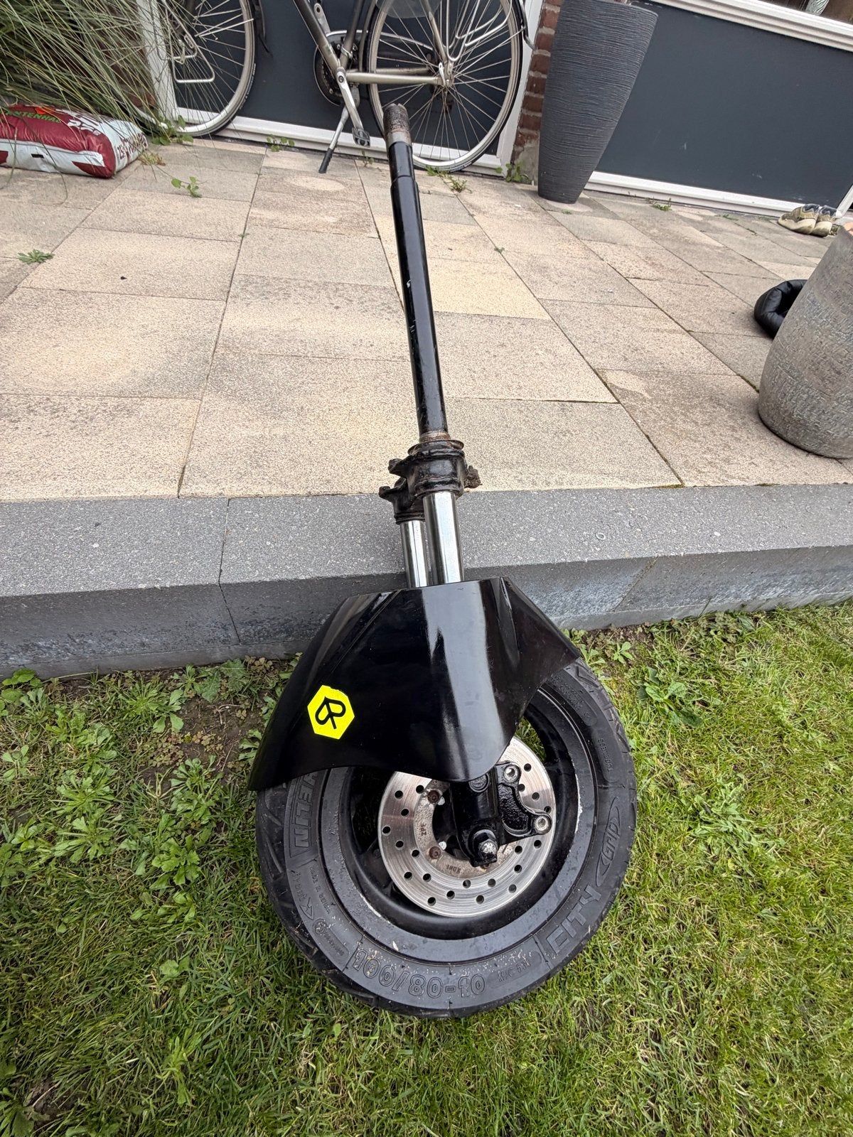 Zip 2000 voorvork met velg en band, Ophalen of Verzenden, Gebruikt, Overige typen, Piaggio