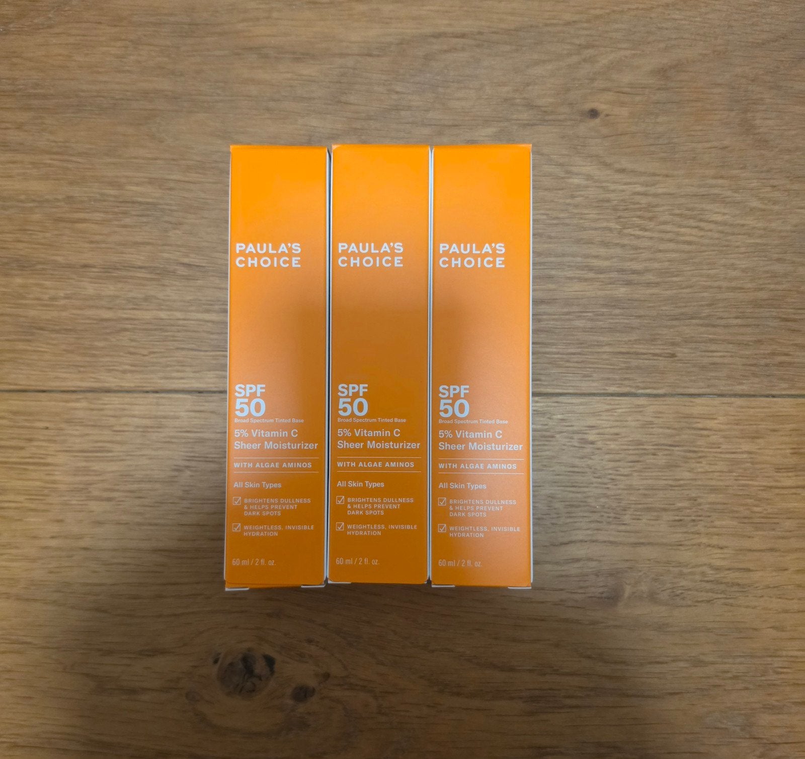 Nieuw! Paula’s Choice 5% Vitamin C Sheer Moisturizer SPF 50, Ophalen of Verzenden, Nieuw, Gehele gezicht