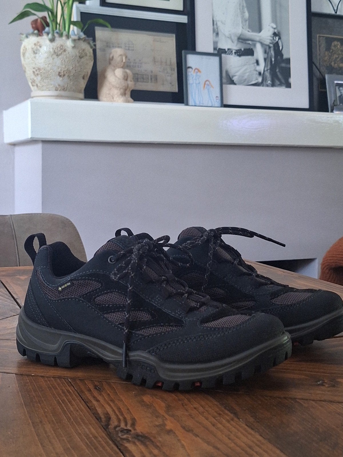 Zgan wandelschoenen van Ecco, Verzenden, Zo goed als nieuw, Schoenen