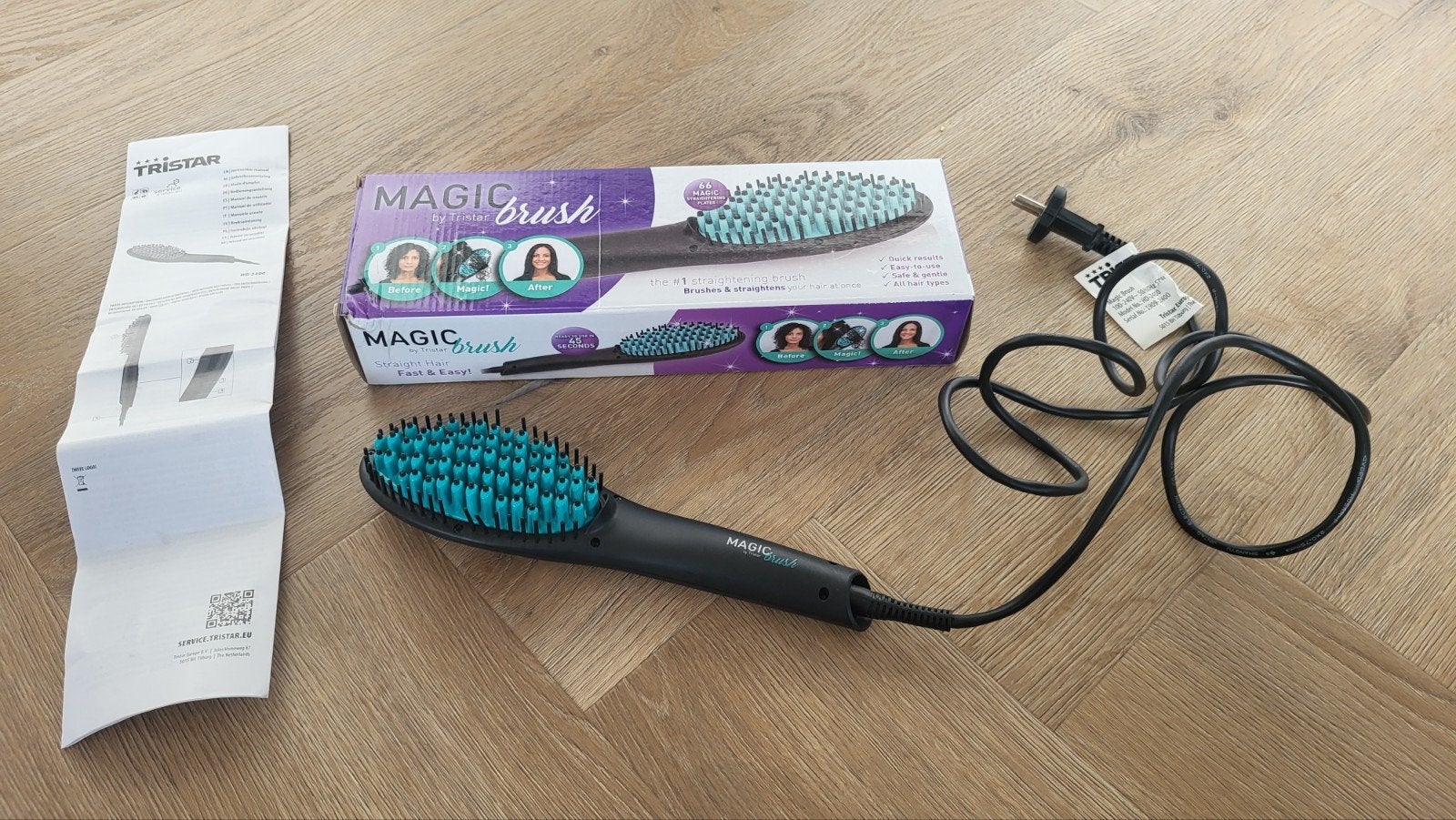 Tristar Magic Brush Stijltangborstel - Zo goed als nieuw, Ophalen, Zo goed als nieuw, Krultang of Stijltang