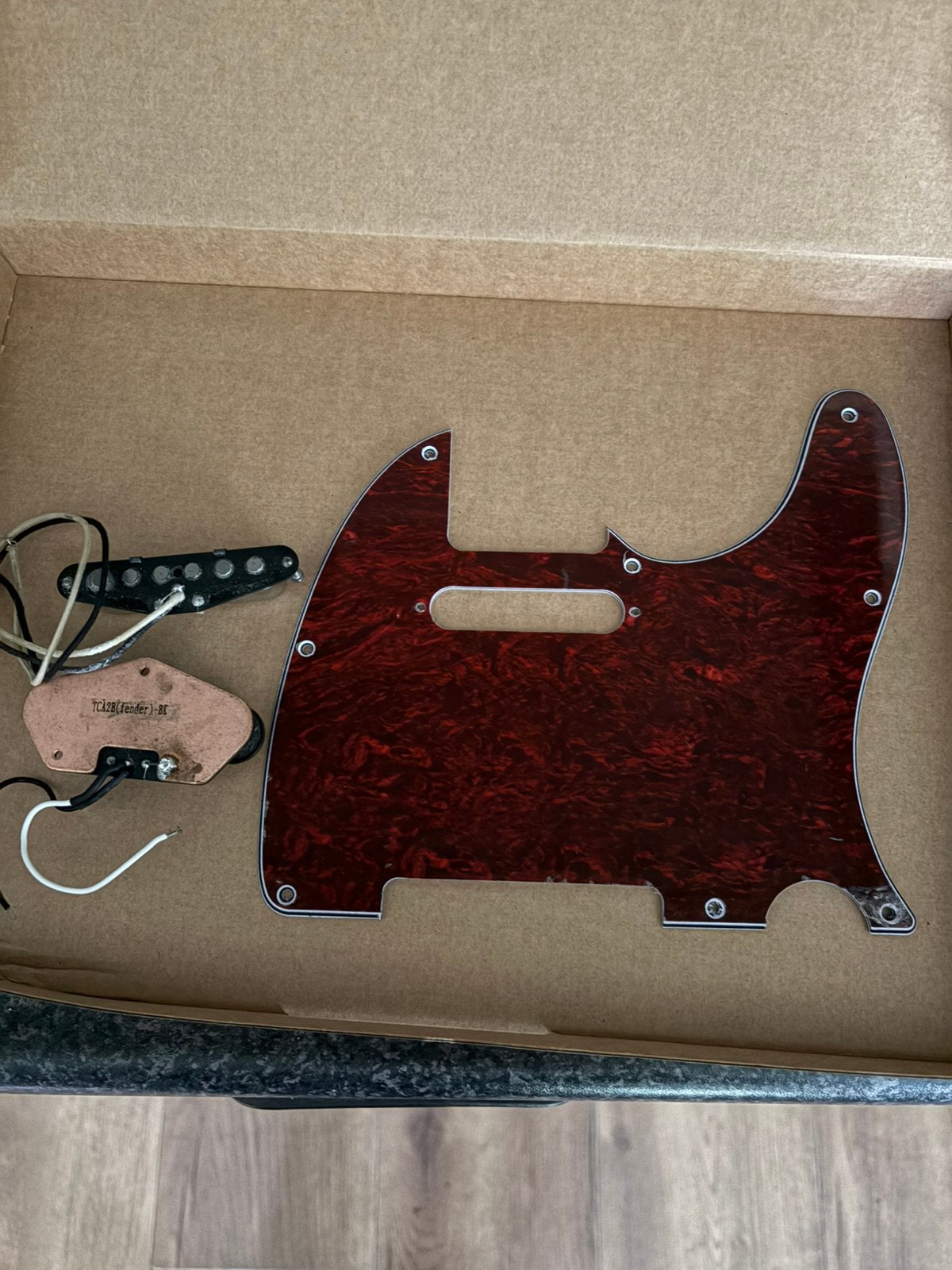 Fender Telecaster pickups en pickguard, Ophalen of Verzenden, Zo goed als nieuw, Elektrische gitaar