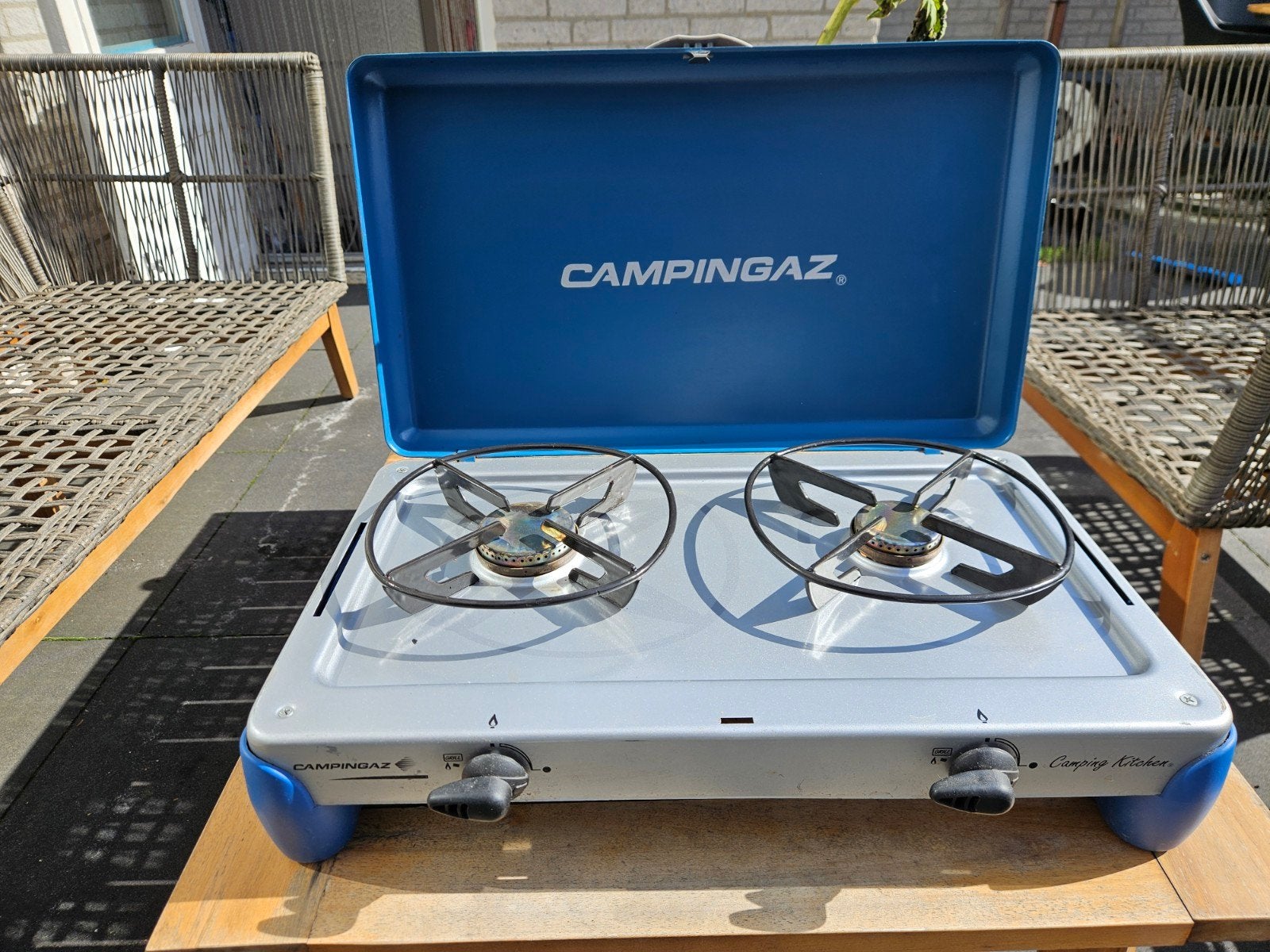 campingaz kookstel, Ophalen