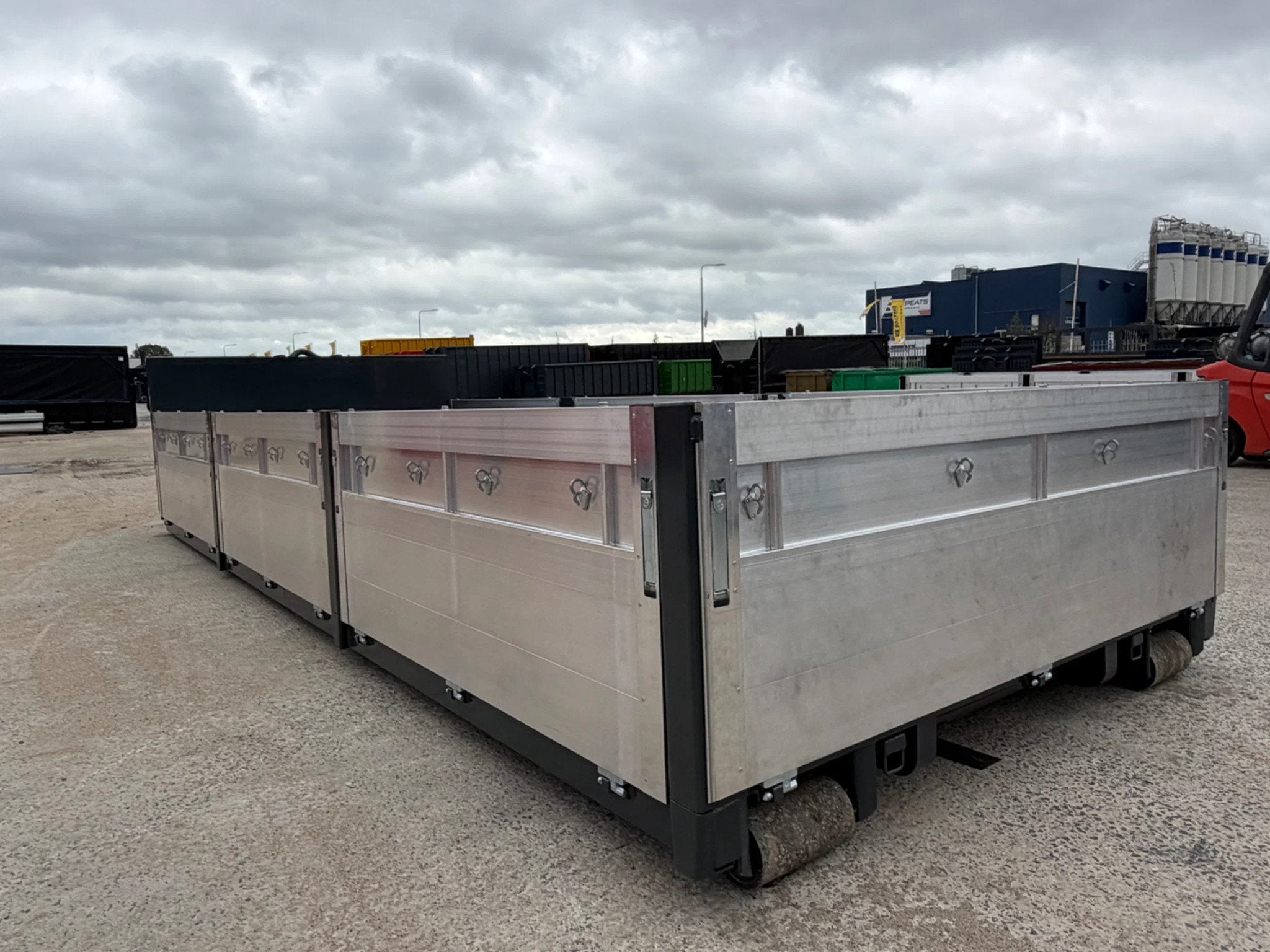 AluStahl 6,5m aluminium kleppen container (bj 2026)