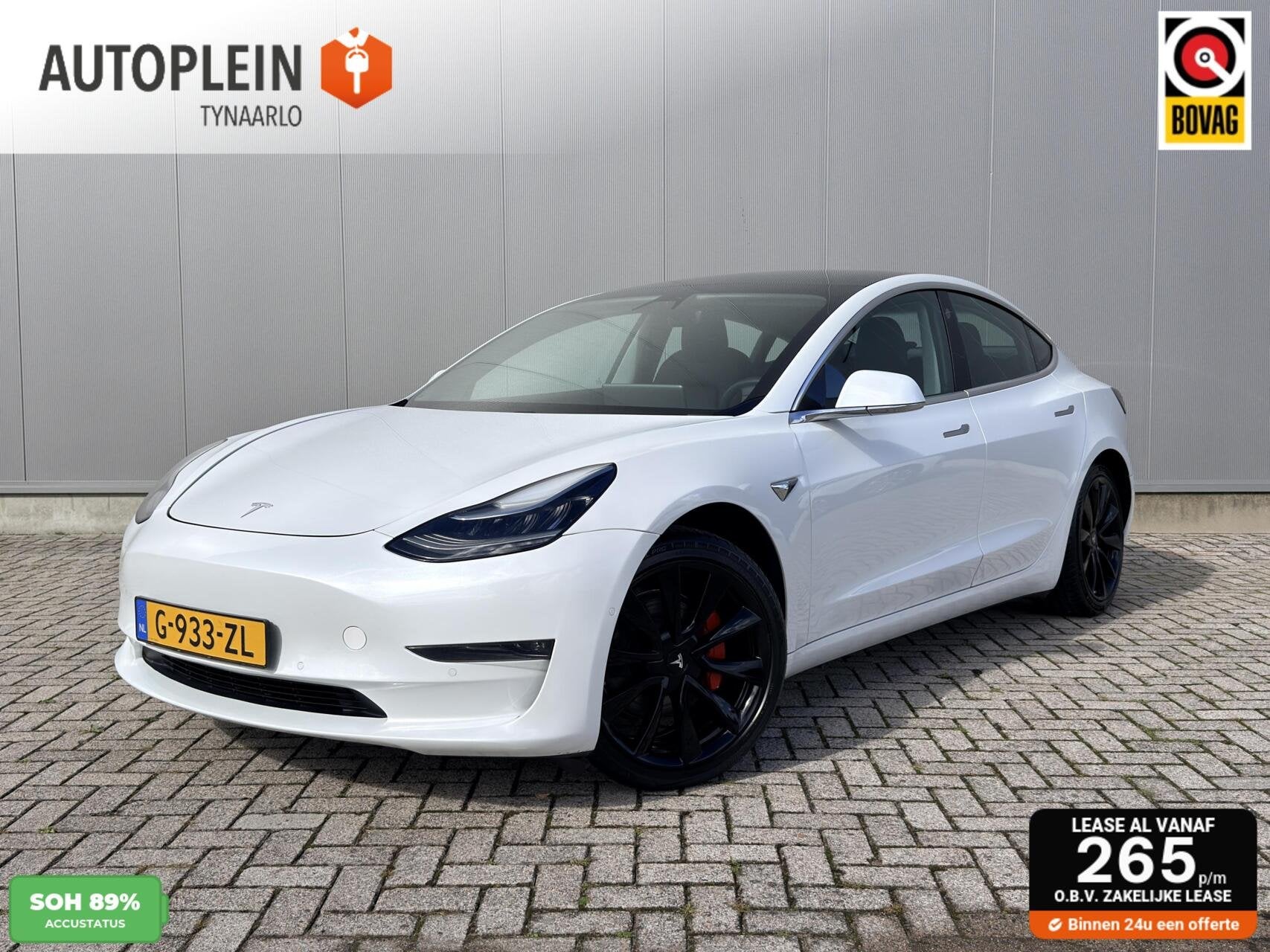 Tesla Model 3 Long Range AWD 75 kWh 1e eig|Autopilot|dealer, Auto's, Automaat, Met garantie (alle), Wit, 351 pk