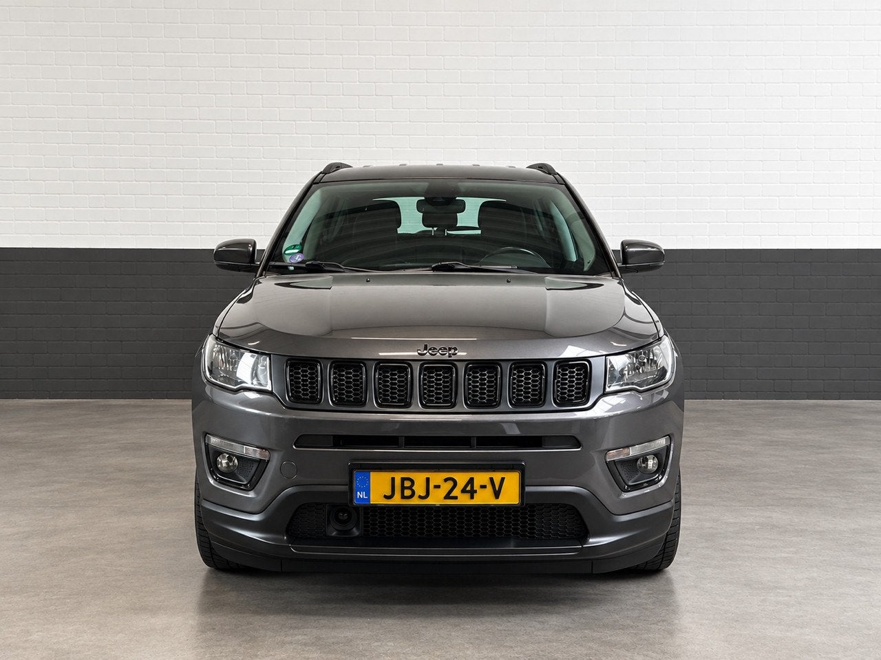 Jeep COMPASS 1.3T Night Eagle 1750 trekgewicht, Apple-Androi, Auto's, Voorwielaandrijving, 4 cilinders, Leder en Stof, Bedrijf