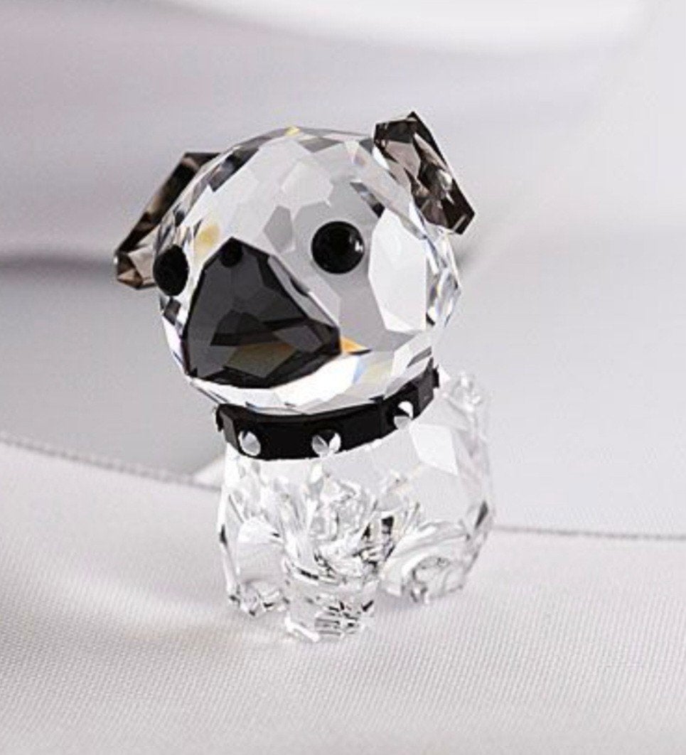 GEZOCHT: Swarovski - Roxy the pug/ mopshondje, Ophalen, Zo goed als nieuw, Figuurtje