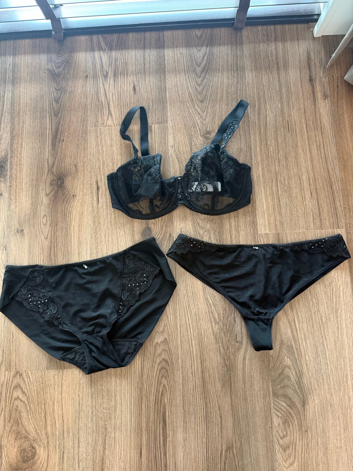 Fantasie Portia ondergoedset - 75F & M, Ophalen of Verzenden, Zwart, Setje