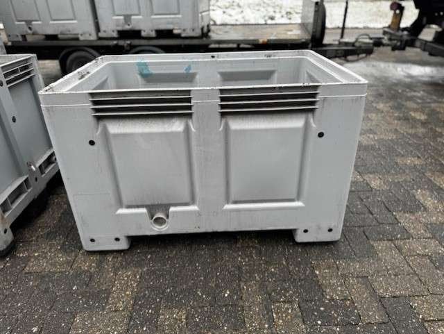 Palletbox 120x80 cm grijs – kunststof bak  #5, Niet ingevuld, Niet ingevuld, Ophalen of Verzenden, Zo goed als nieuw