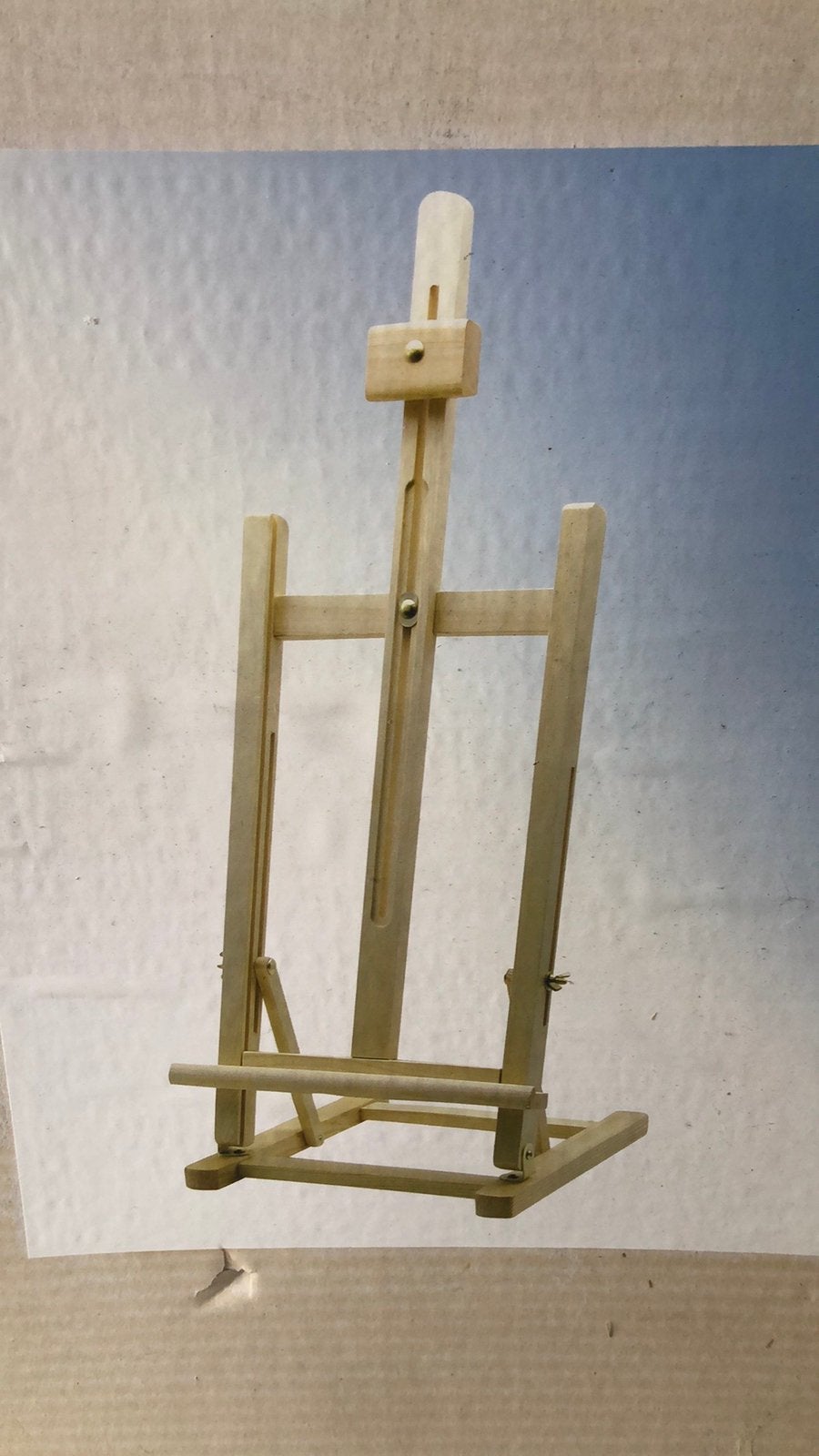 Houten ezel nieuw in doos, Hobby en Vrije tijd, Schilderen, Ophalen of Verzenden, Zo goed als nieuw, Ezel
