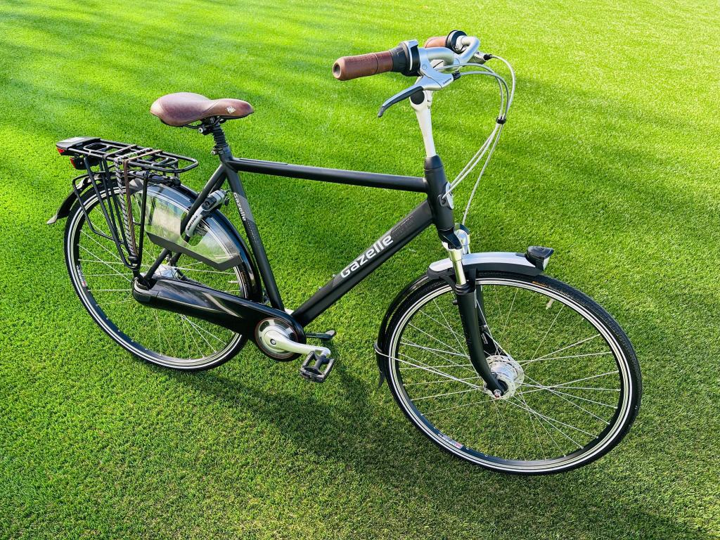 Gazelle orange plus herenfiets in nieuwstaat, Niet ingevuld, Vering, Niet ingevuld, Ophalen of Verzenden