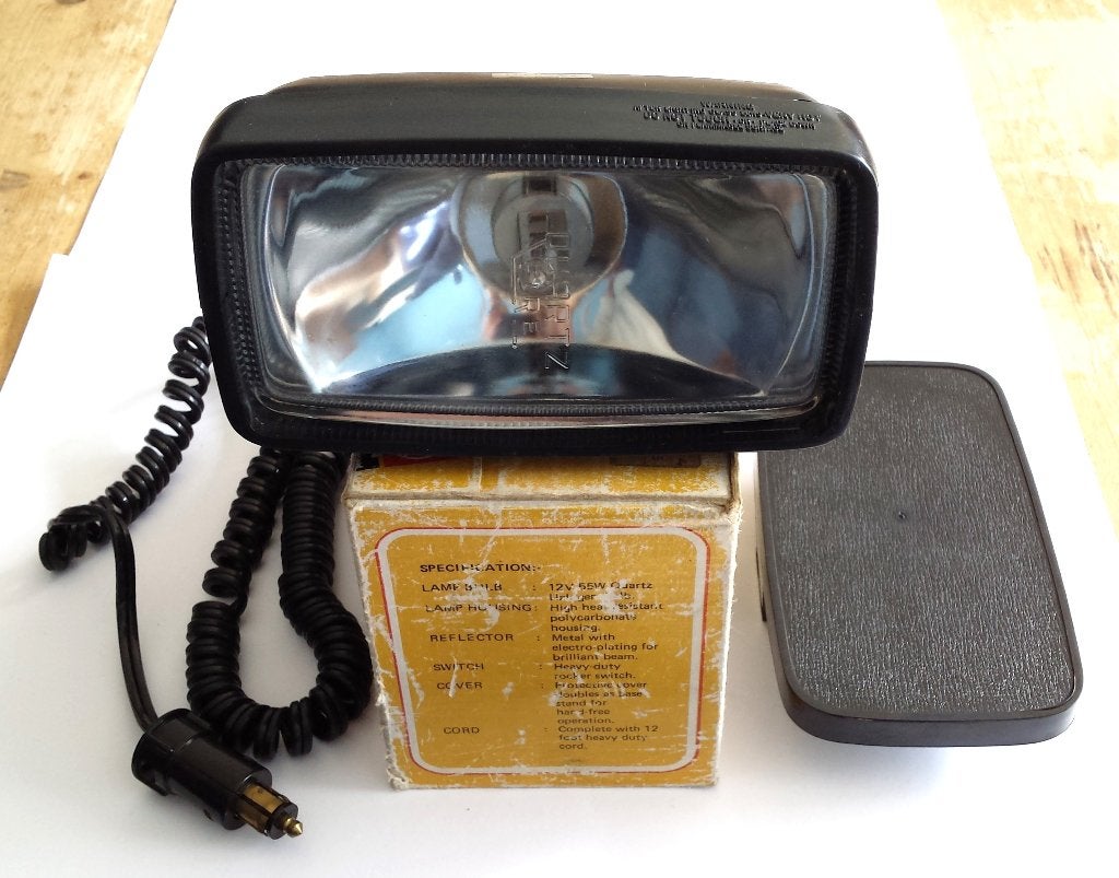 Hand Held Spotlicht 12V 55W Spotlight Retro Vintage AutoLamp, Ophalen of Verzenden, Gebruikt