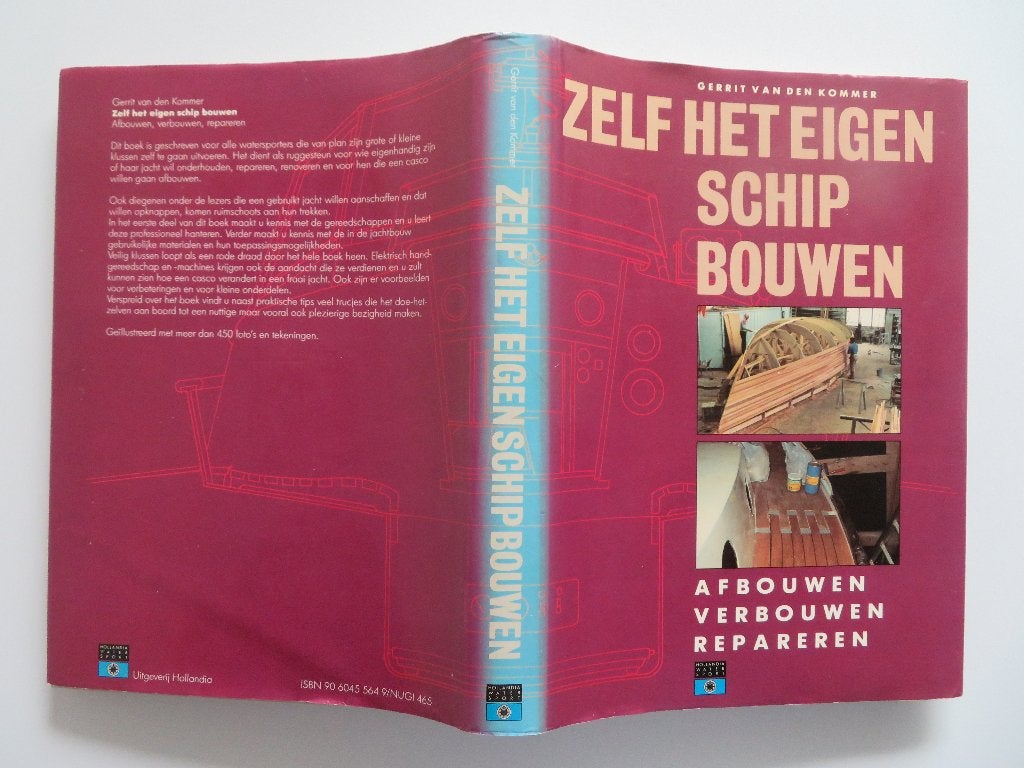 Zelf het Eigen Schip Bouwen - Afbouwen, Verbouwen, Repareren, Ophalen of Verzenden, Gebruikt, Boek of Waterkaart