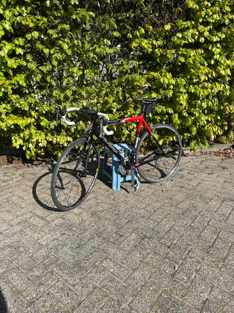 Jan Janssen racefiets met Shimano Tiagra, Ophalen, Zo goed als nieuw, Velgrem, Overige merken
