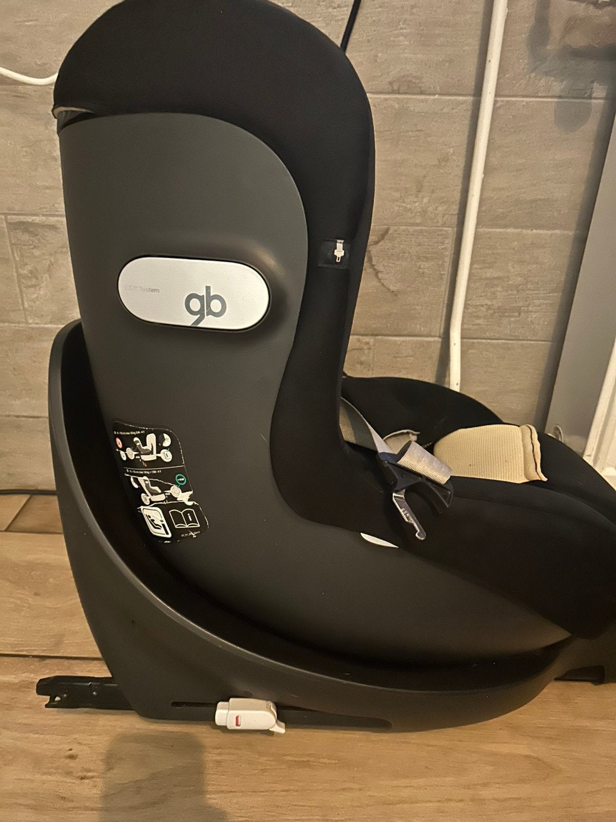 Gb auto stoel draaibaar, Gebruikt, 9 t/m 18 kg, Isofix, Ophalen