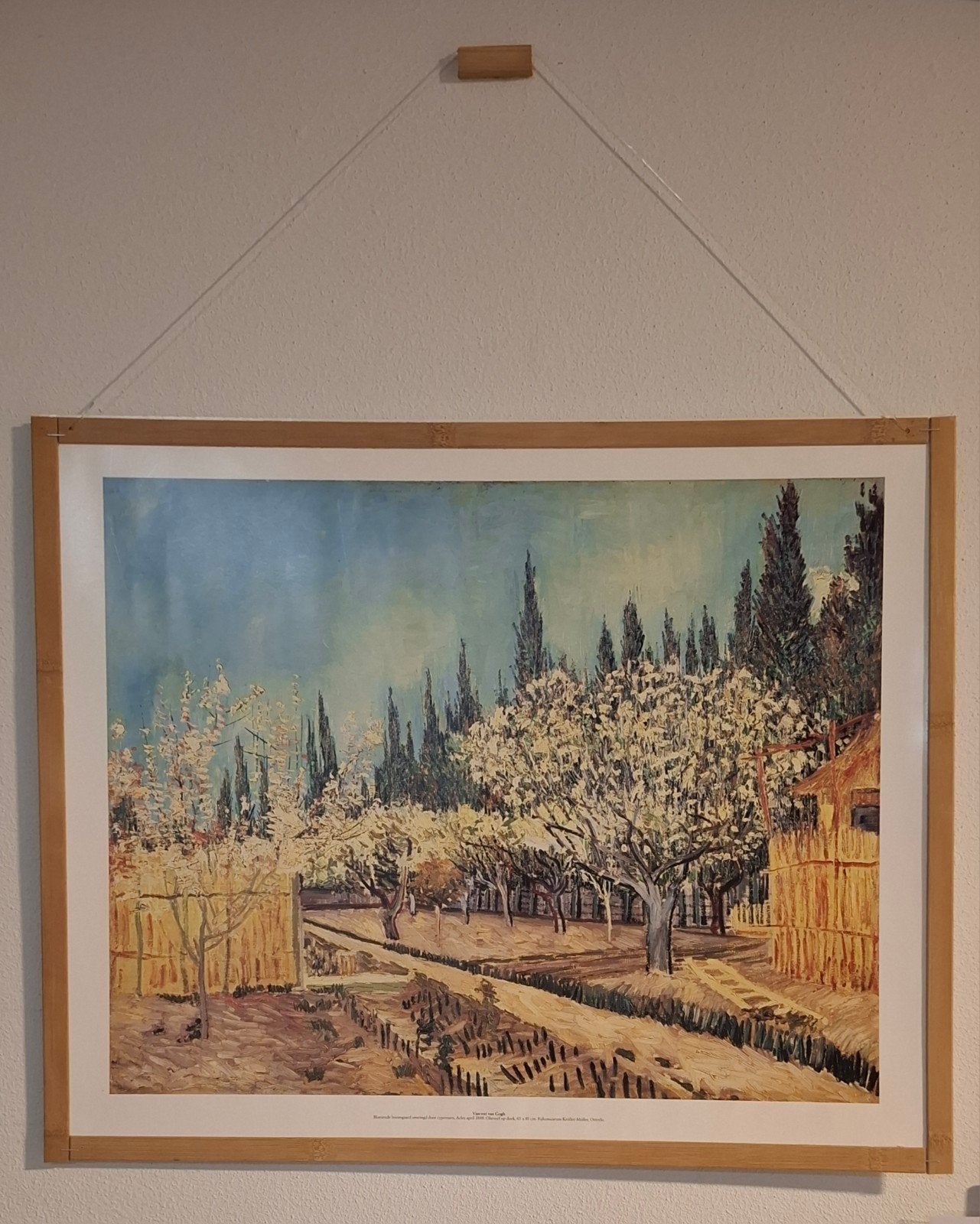 Vincent van Gogh poster - Bloeiende boomgaard Kröller-Müller, Ophalen of Verzenden