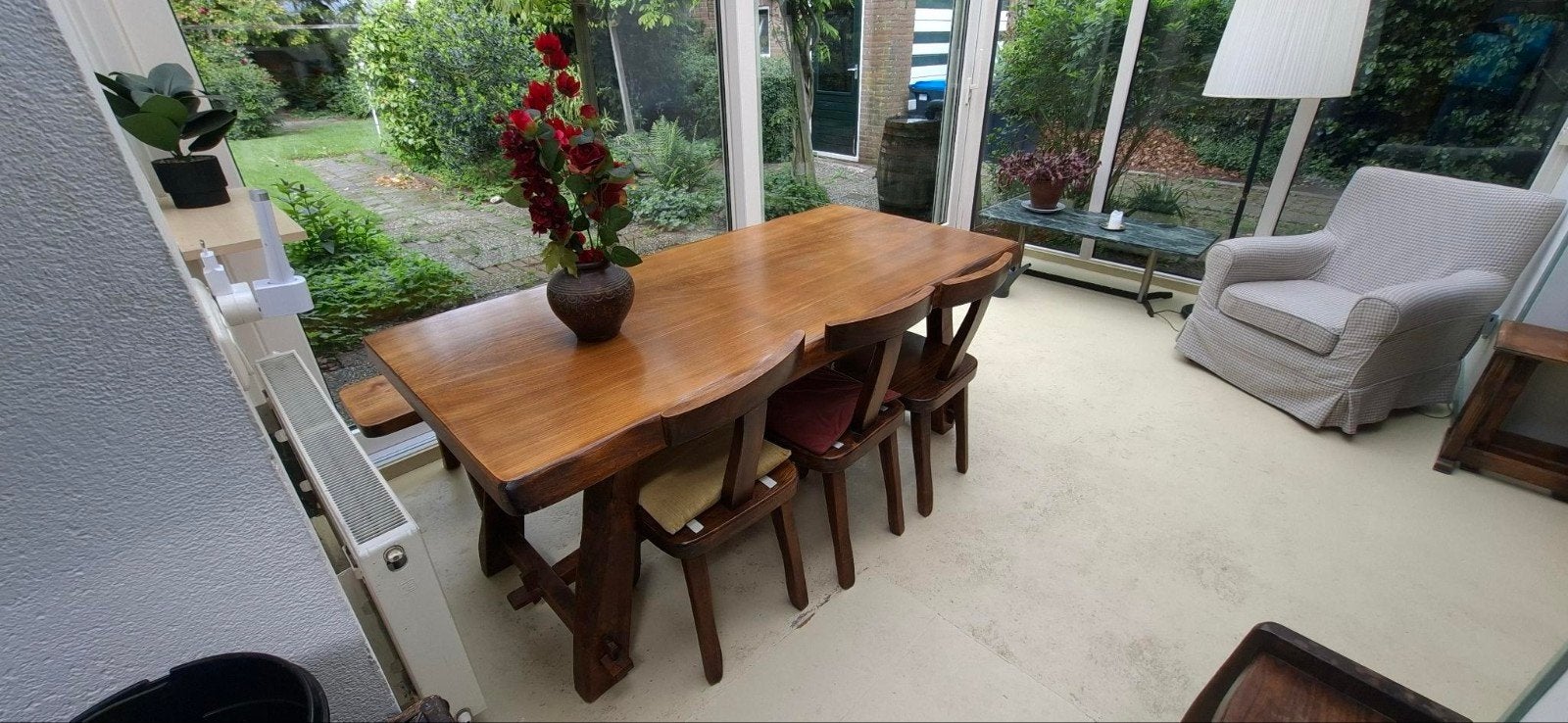 Bijzondere eettafel, Ophalen, Gebruikt, Rechthoekig, 50 tot 100 cm