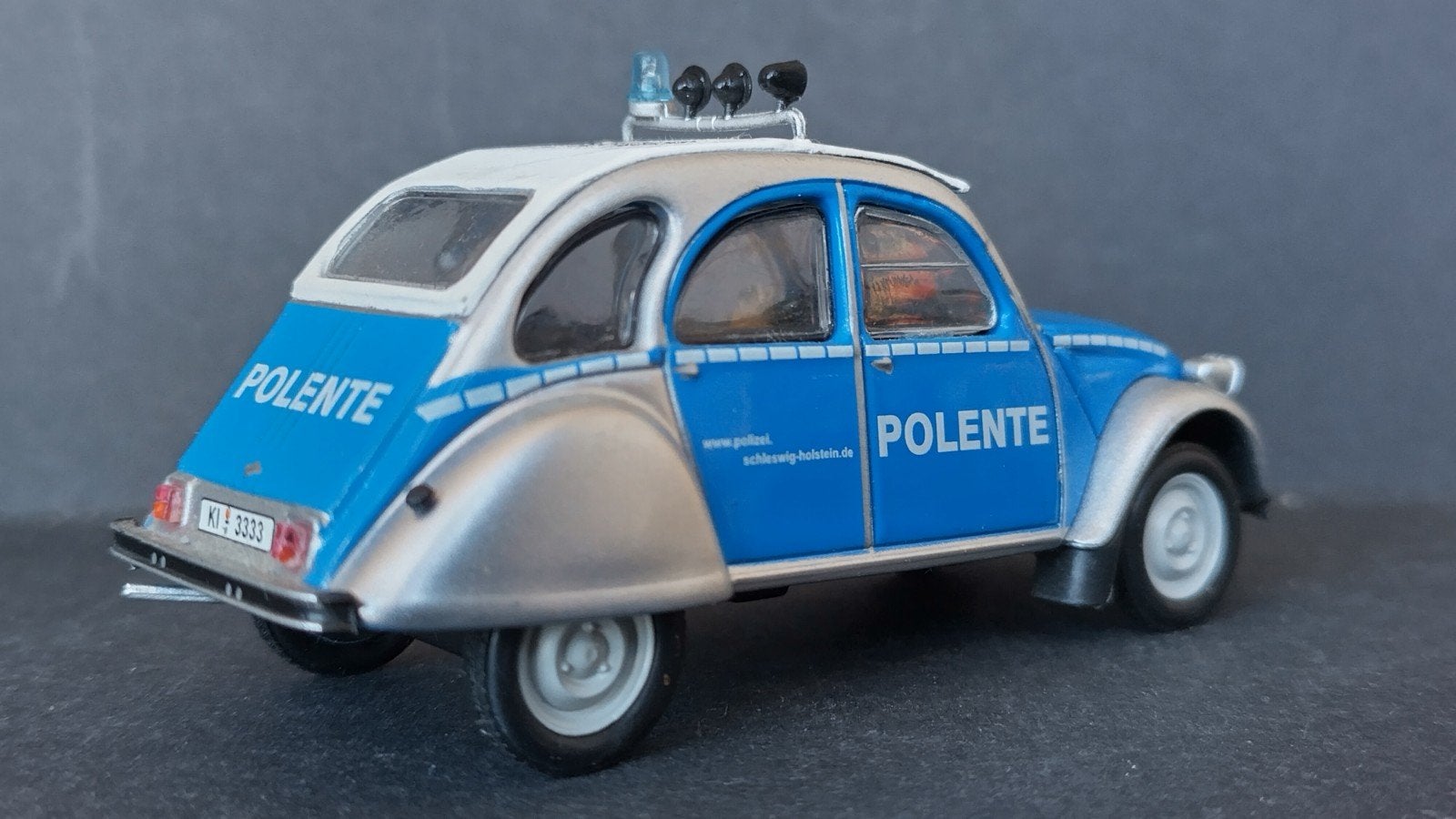Citroen 2cv Polente Politie Ente 1:43 Eligor Autoplus Pol, Overige merken, Auto, Verzenden, .