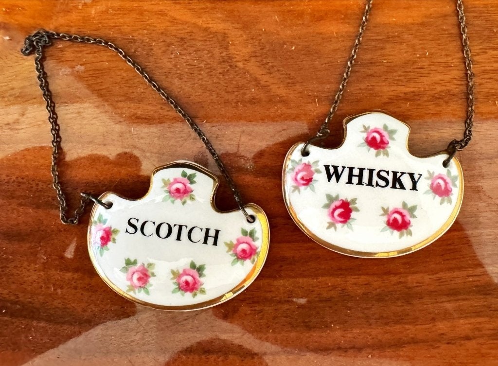 Royal Adderley Porselein decanterlabels Whisky en Scotch, Ophalen of Verzenden