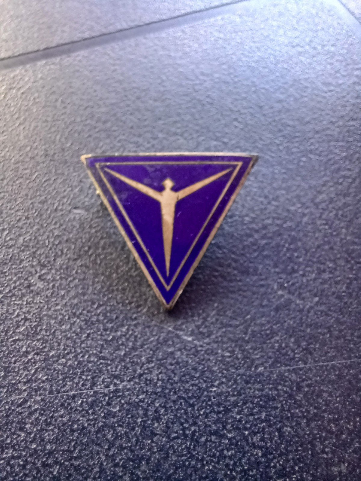 Emaille speld/ broche Junkers vliegtuigfabriek, Ophalen of Verzenden, Gebruikt, Overige onderwerpen, Speldje of Pin