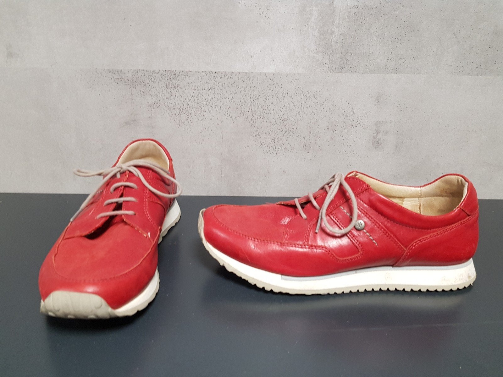 Wolky E-walk sneakers rood 42 leder, Wolky, Ophalen of Verzenden, Rood, Sneakers of Gympen